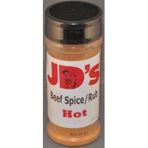 JDs Beef Spice/Rub   Hot Grocery & Gourmet Food