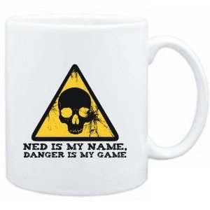 Mug White  Ned is my name, danger is my game  Male Names  