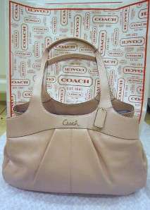 NWT Authentic COACH Leather Lexi Pink Blush Handbag Purse Satchel 