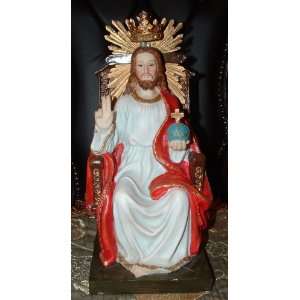 Jesus Christ King of Kings Sculpture 13h X 6l X 6w  