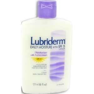  Lubriderm Daily Moisturizer with SPF15 Lotion 6 Oz (2 Pack 