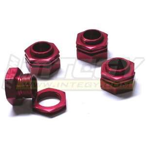  23mm Wheel Adapter, Red (4) Revo, TMX, LST Toys & Games