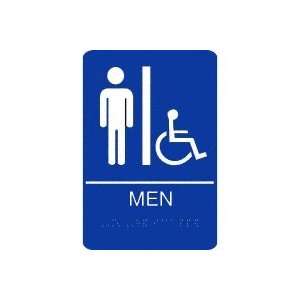  CRL 6 x 9 ADA Mens Restroom Sign by CR Laurence