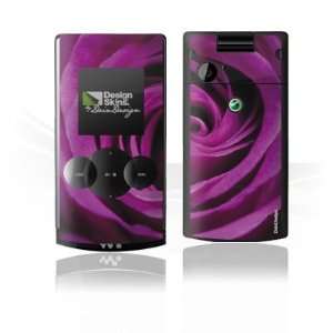  Design Skins for Sony Ericsson W980i   Purple Rose Design 