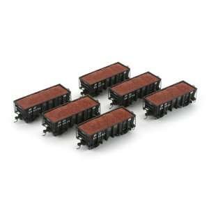  HO RTR 26 Tapered/Low Side Ore Car, PC #3 (6) Toys 