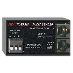   Pair, Single 4 dBu Low Impedance Balanced Audio Input Electronics