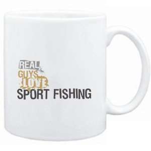  Mug White  Real guys love Sport Fishing  Sports Sports 