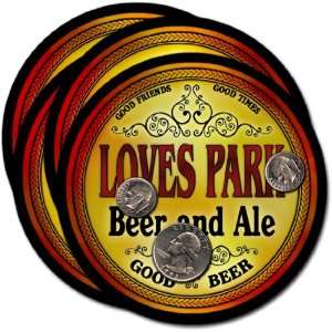 Loves Park, IL Beer & Ale Coasters   4pk