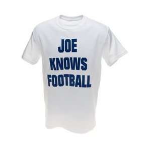  Joe Knows Football T Shirt White