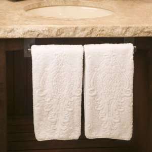  Hand Loomed Organic Cotton Anastasia Bath Sheet Blanc 