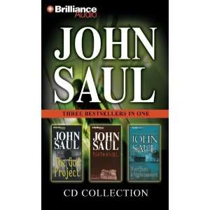  John Saul CD Collection 3 The God Project, Nathaniel, and 