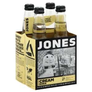 Jones, Soda Cream 4Pk, 48 FO (Pack of 6)  Grocery 