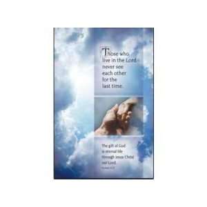    Funeral Those Who Live In The Lord (Package of 100) 