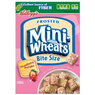 Kelloggs Frosted Mini Wheats Cinnamon Streusel, 16 Ounce Boxes (Pack 