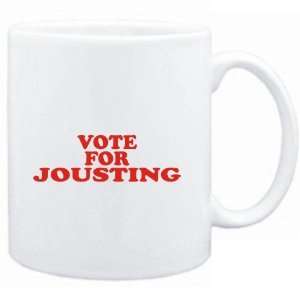  Mug White  VOTE FOR Jousting  Sports
