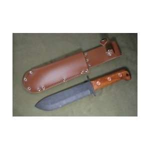  Sheffield Knives Jungle Survival Knife w/ Leather Sheath 