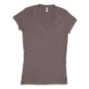  Junior Size S Char Grey Color V Neck T Shirt For Girls 