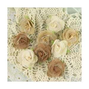   Tulle Flowers 1 9/Pkg Limoux; 3 Items/Order Arts, Crafts & Sewing