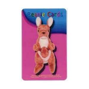   Beanie Card Pouch The Kangaroo (With Baby In Pouch) 