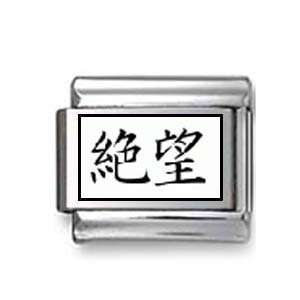  Kanji Symbol Despair Italian charm Jewelry