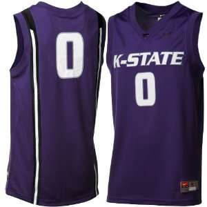  Nike Kansas State Wildcats #0 Replica Basketball Jersey 
