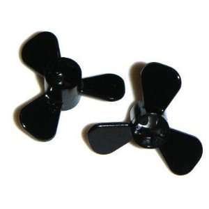  Lego Building Accessories Black Propeller with 3 Blades 