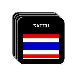  Thailand   KATHU Set of 4 Mini Mousepad Coasters 