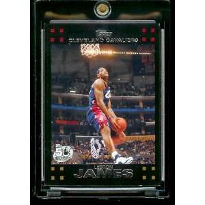  2007 08 Topps Basketball # 23 LeBron James   NBA Trading 
