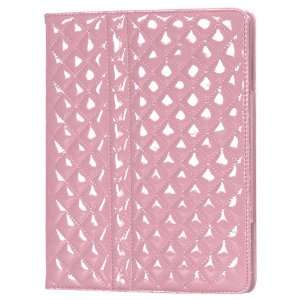  APPLE NEW IPAD 3/IPAD 2 LUXURY GLOSSY QUILTED FOLDABLE 