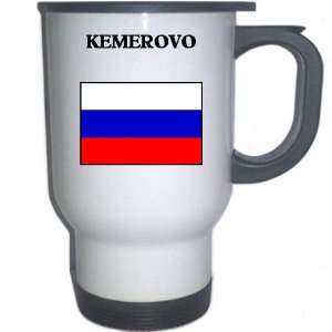  Russia   KEMEROVO White Stainless Steel Mug Everything 