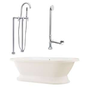  Giagni LC2 BN Capri Floor Mounted Faucet Package 