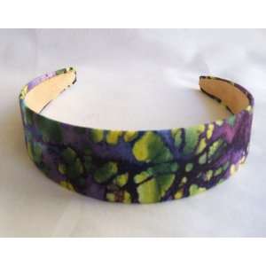  Purple Batik Headband Beauty