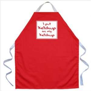 Ketchup on my Ketchup Apron in Red 