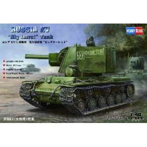   BOSS   1/48 Russian KV Big Turret Tank (Plastic Models) Toys & Games
