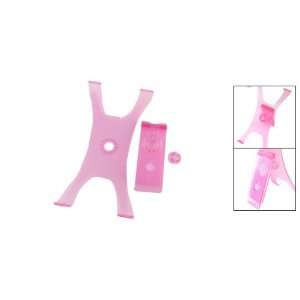  Gino Plastic Laptop Support Stand Mount Holder Clear Pink 