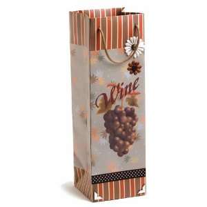  Grape Picture Perfect Wine Bottle Gift Bag Kitchen 