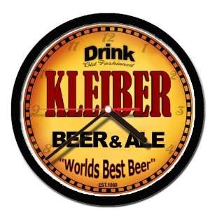  KLEIBER beer and ale cerveza wall clock 