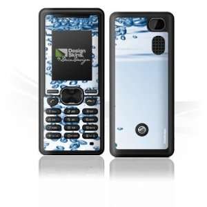  Design Skins for Sony Ericsson K330i   Blue Bubbles Design 