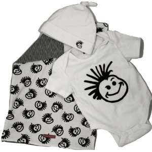  Knuckleheads Infant Gift Set White (6/9 Months 