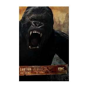 King Kong (Caution, Live Animal) Movie Poster Print   24 X 36 