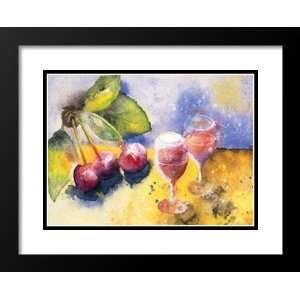  Kova Witka Framed and Double Matted Art 33x41 Glasses 