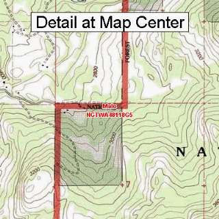  USGS Topographic Quadrangle Map   Malo, Washington (Folded 