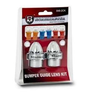 Truck Chrome Bumper Guide Lens Kit Red Blue Amber LED 