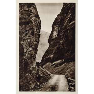  1931 Norangsdal Norang Valley Mountain Pass Road Norway 