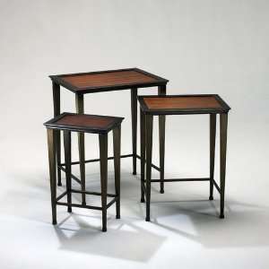  Cyan Design 2729 Ebony and Mahogany Nesting Table