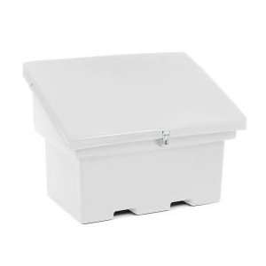  Storage Plastic Container With Slanted Lid 32x48x34 White 