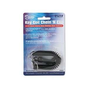 PM Company® Key Coil Chain ’N Clip Wearable Key Organizer  