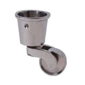  Round Cup Caster Chrome 2 3/4