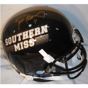   Signed Brett Favre Helmet   Proline Southern Miss