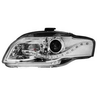   Clear R8 LED Style Projector Headlight for Audi A4/S4/RS4   (Sold